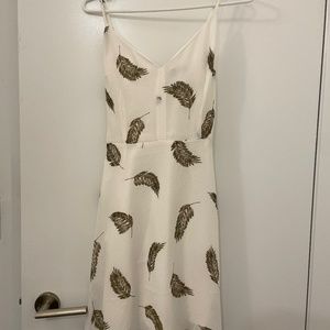 Dynamite Gold Feather Dress